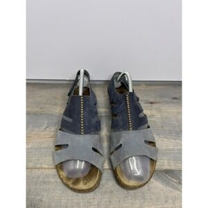 El Naturalista  Sandals Size 41 Blue sandalLeather Made in Spain